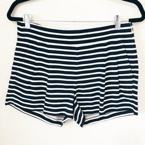 J. Crew Navy and White Striped Shorts Size 4